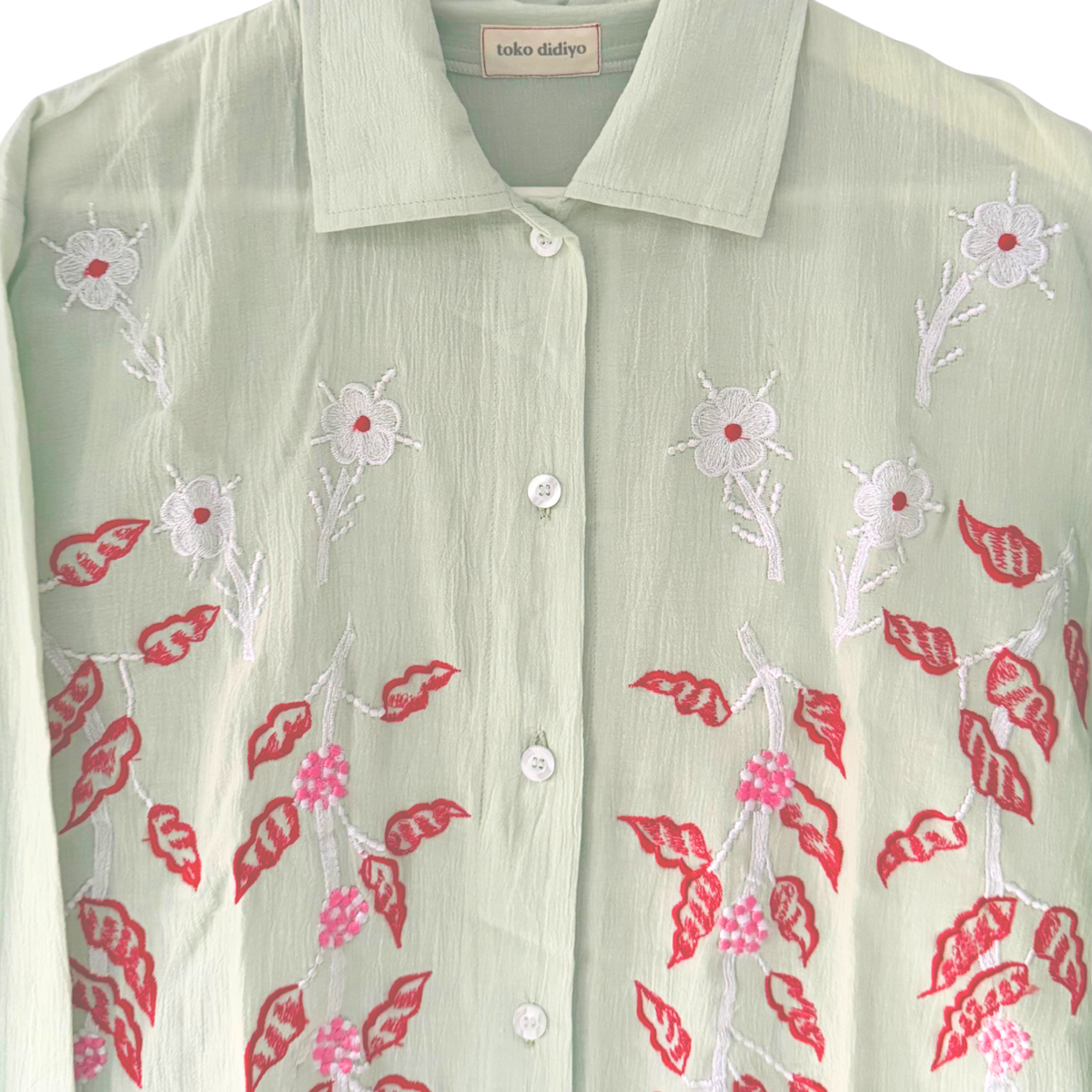 FASHIONLINK - TOKODIDIYO - ARIMBI EMBROIDERY LONGSLEEVE SHIRT