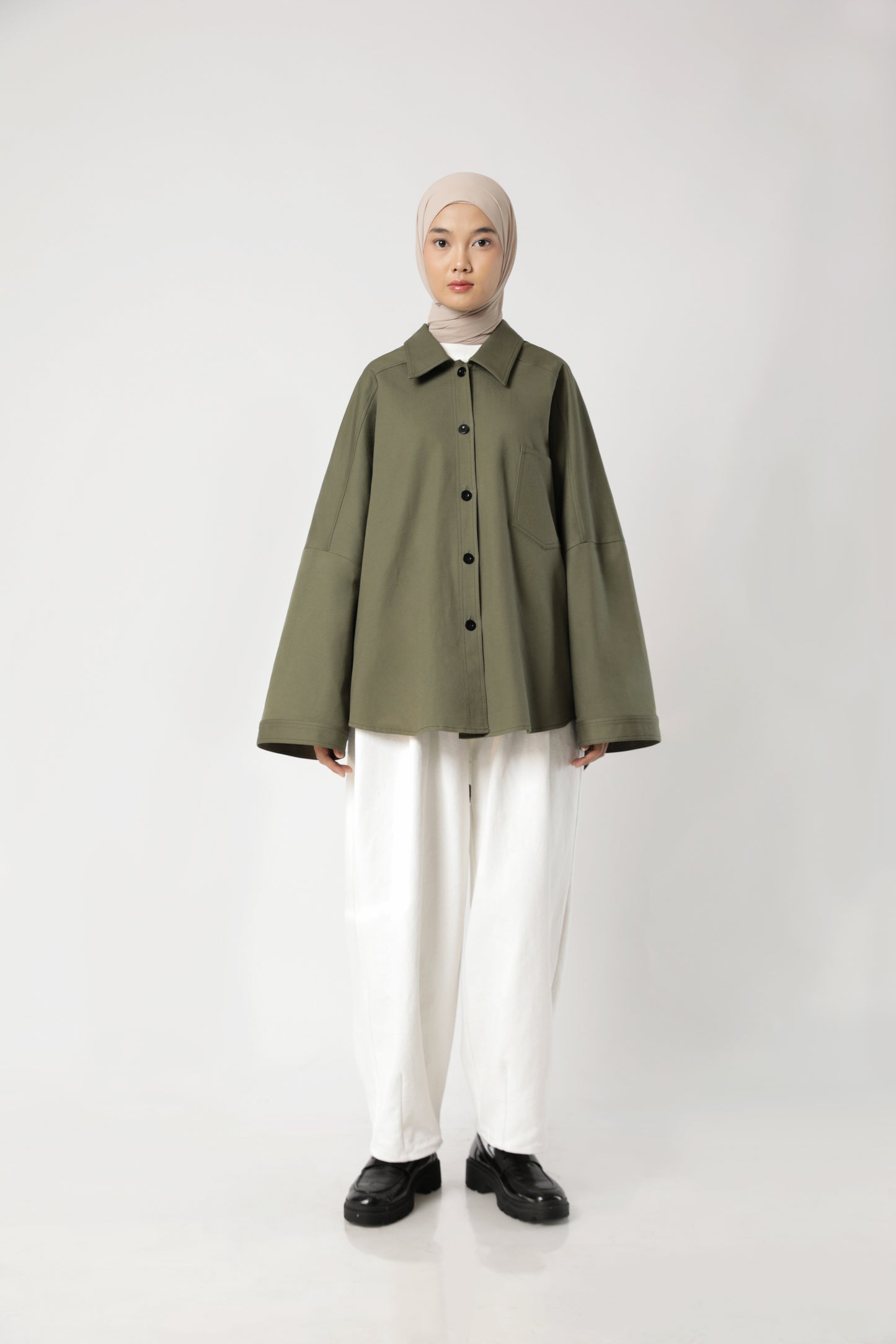 Sabamodest - Kimono Sleeve Outer Shirt