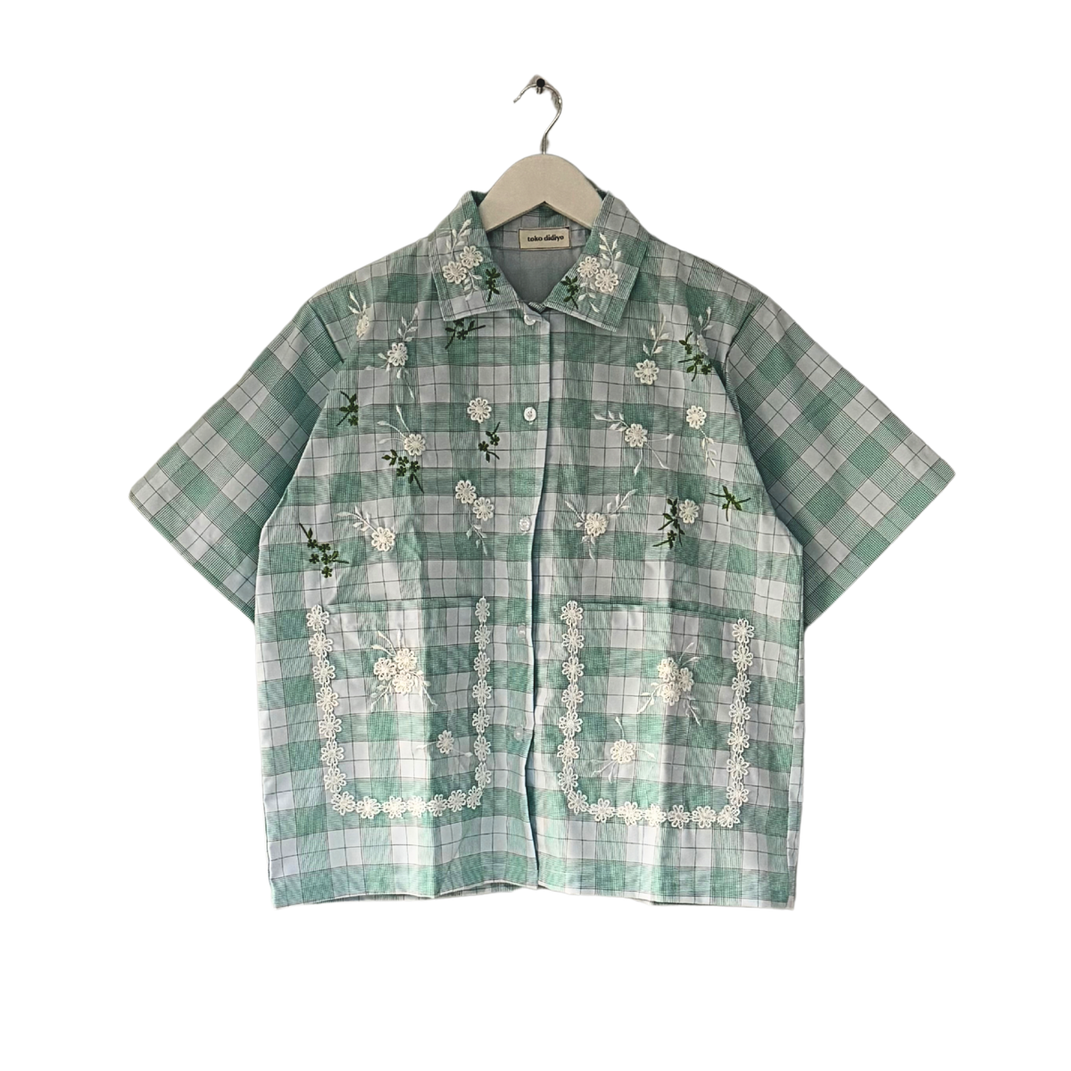 FASHIONLINK - TOKODIDIYO - DEBRA EMBROIDERY SHIRT MINT