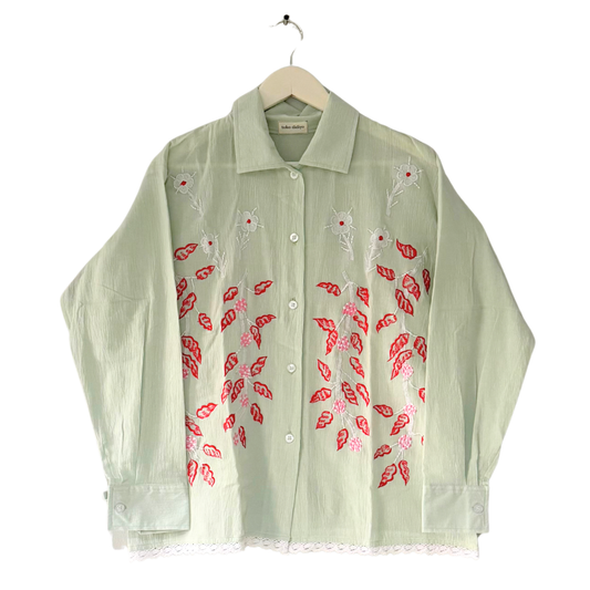FASHIONLINK - TOKODIDIYO - ARIMBI EMBROIDERY LONGSLEEVE SHIRT