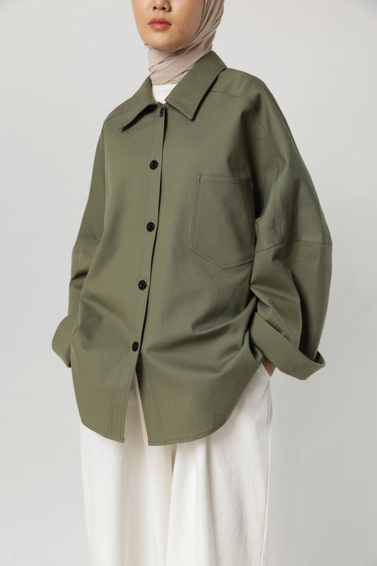 Sabamodest - Kimono Sleeve Outer Shirt