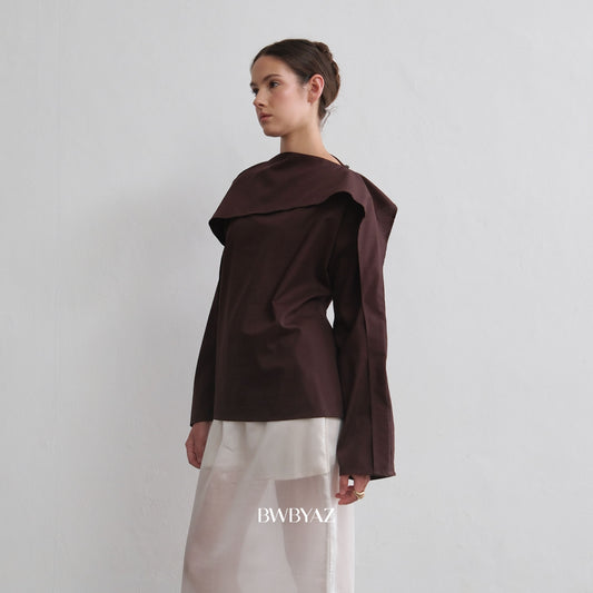 FASHIONLINK - BWBYAZ - HANNAN SHAWL TOP