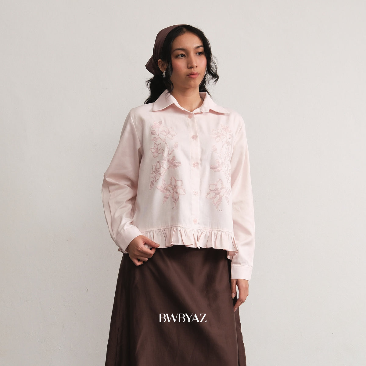 FASHIONLINK - BWBYAZ - JULIE RUFFLE SHIRT