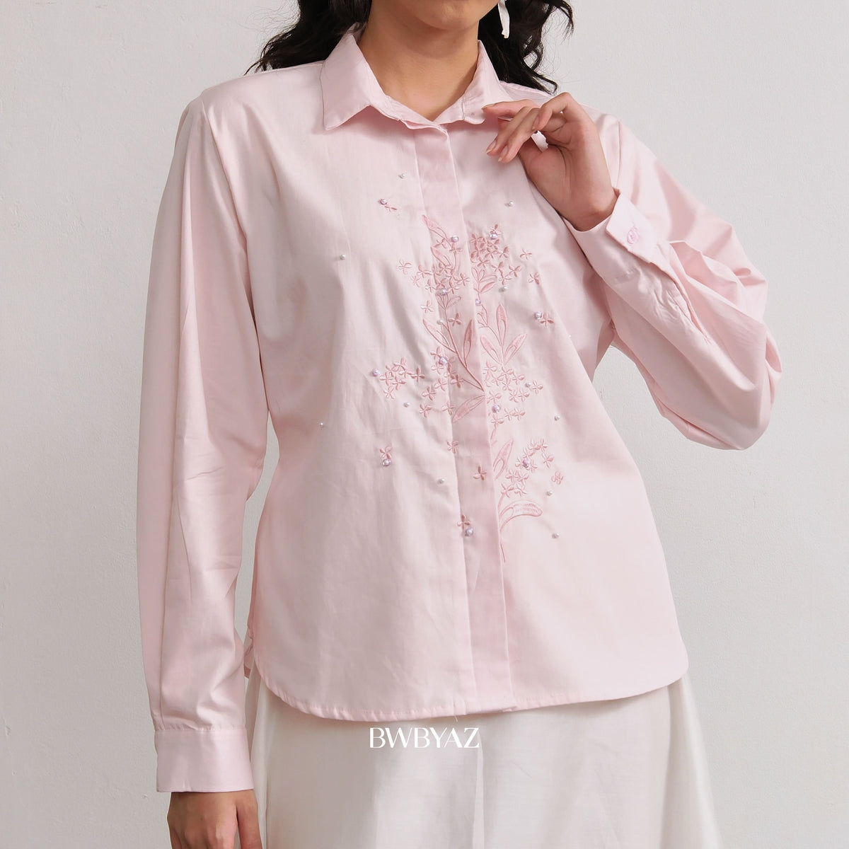 FASHIONLINK - BWBYAZ - LUERRA BLOOMING SHIRT