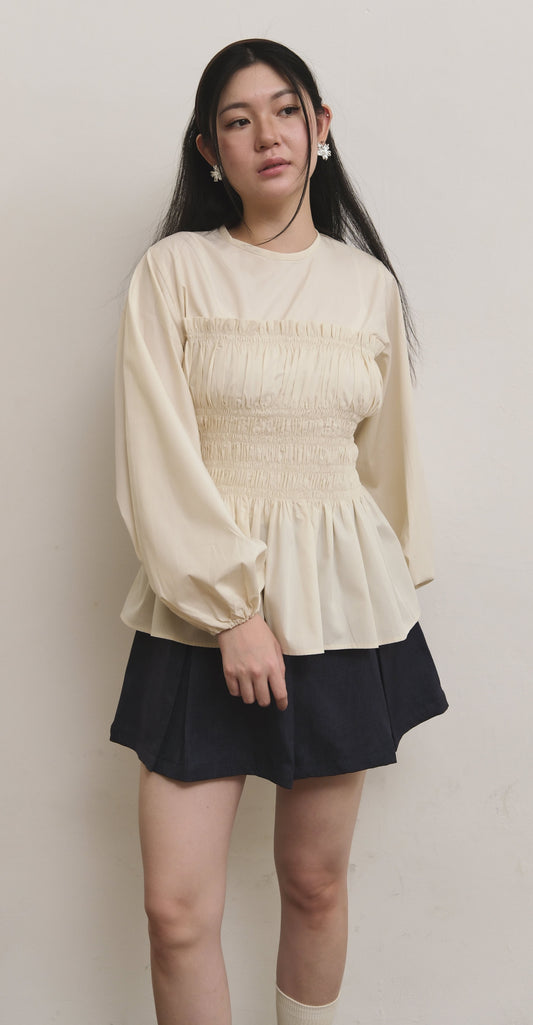 FASHIONLINK - BWBYAZ - RISSA SHIRRED TOP