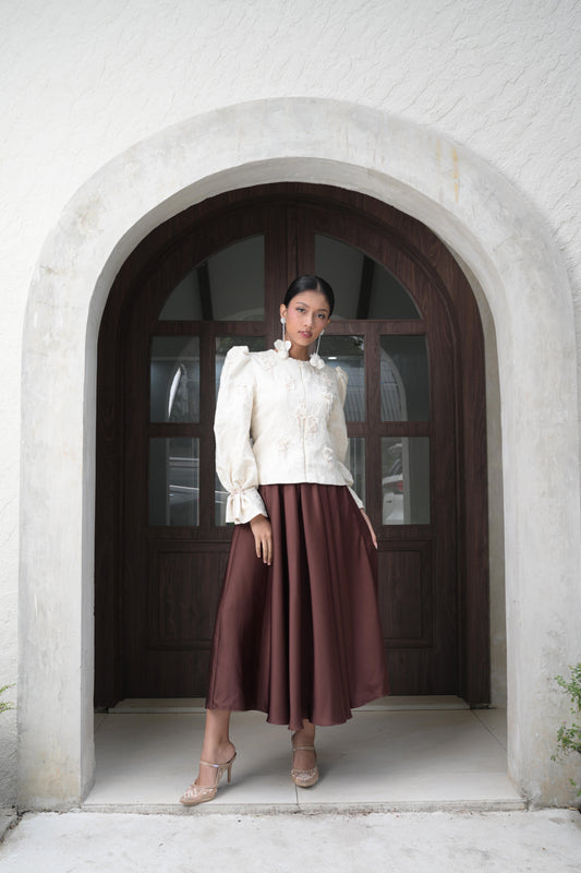Simplyveewee - Hilary Skirt Brown [PRE-ORDER]
