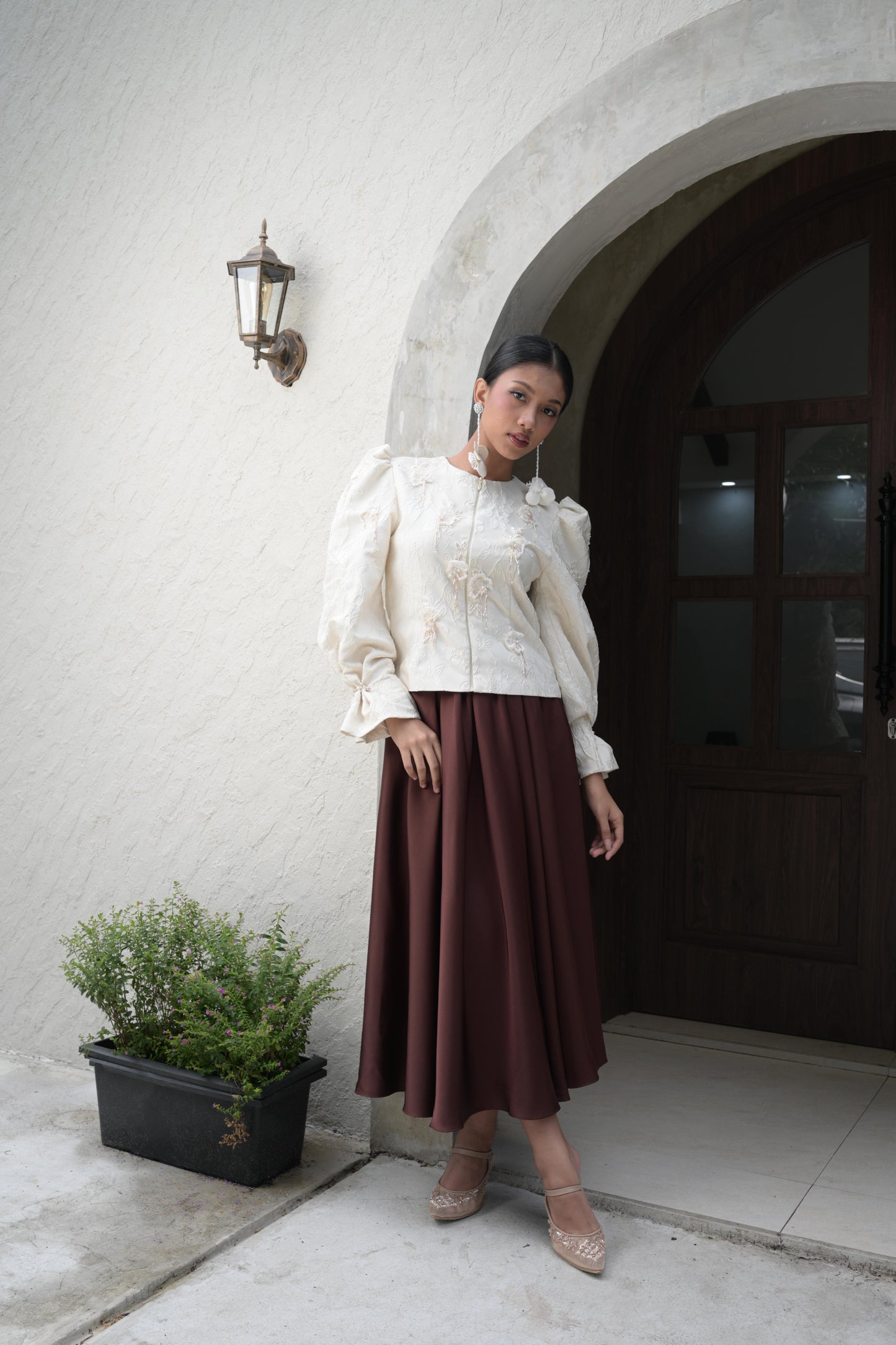 Simplyveewee - Hilary Skirt Brown [PRE-ORDER]