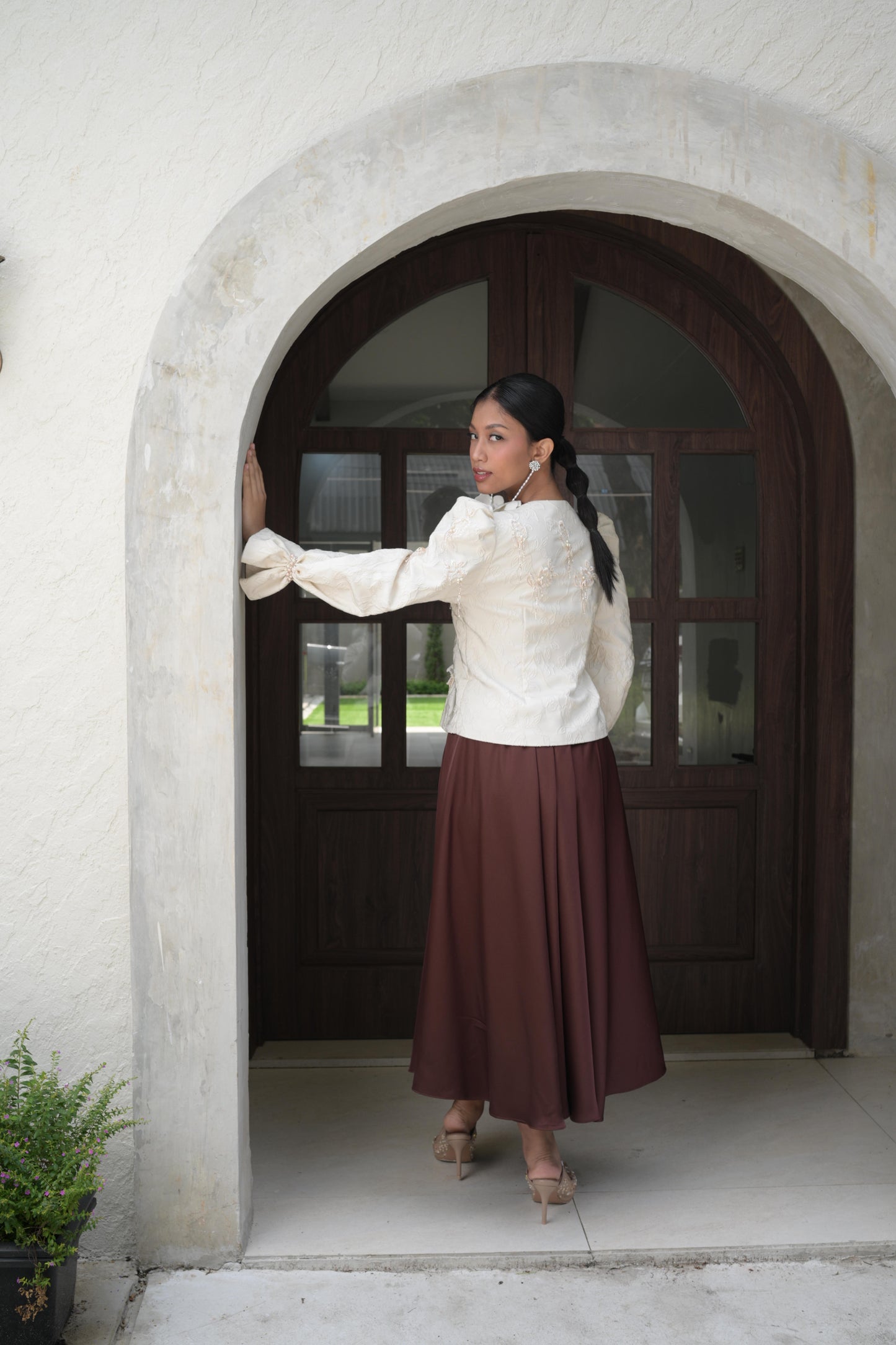 Simplyveewee - Hilary Skirt Brown [PRE-ORDER]