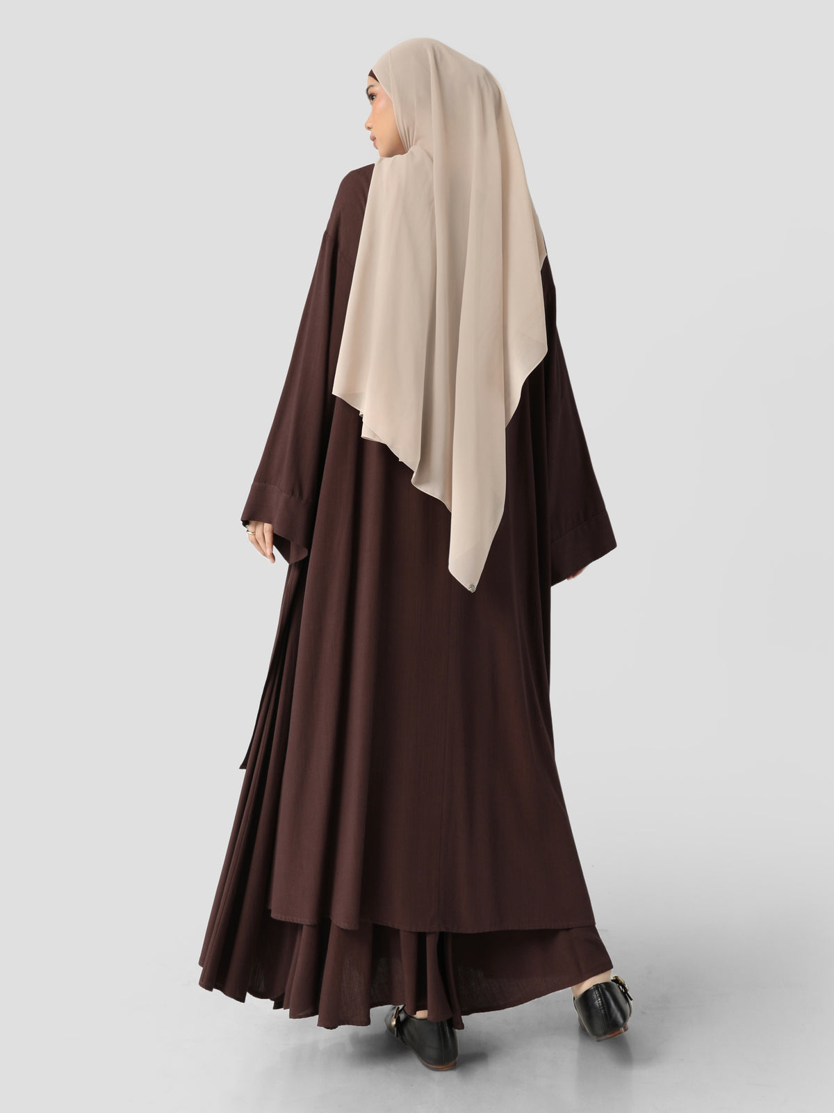FASHIONLINK - SABAMODEST - AIRY LINEN SET ESPRESSO