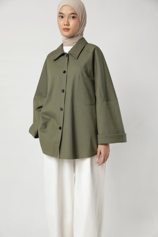 Sabamodest - Kimono Sleeve Outer Shirt