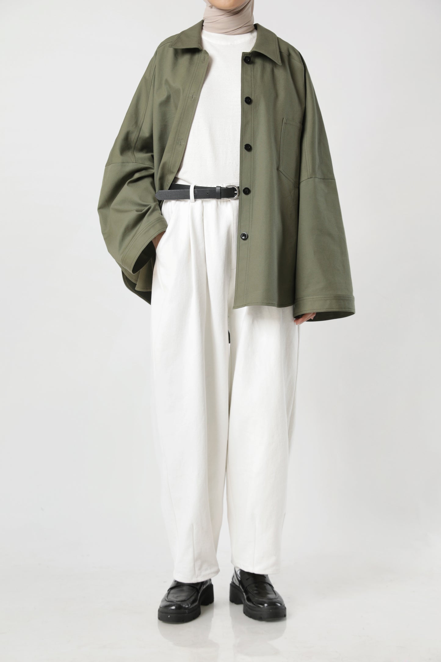Sabamodest - Kimono Sleeve Outer Shirt