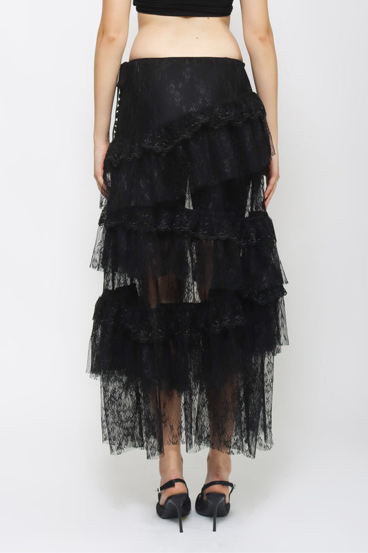 Starry - Bliss Skirt in Black Tulle [PRE-ORDER]