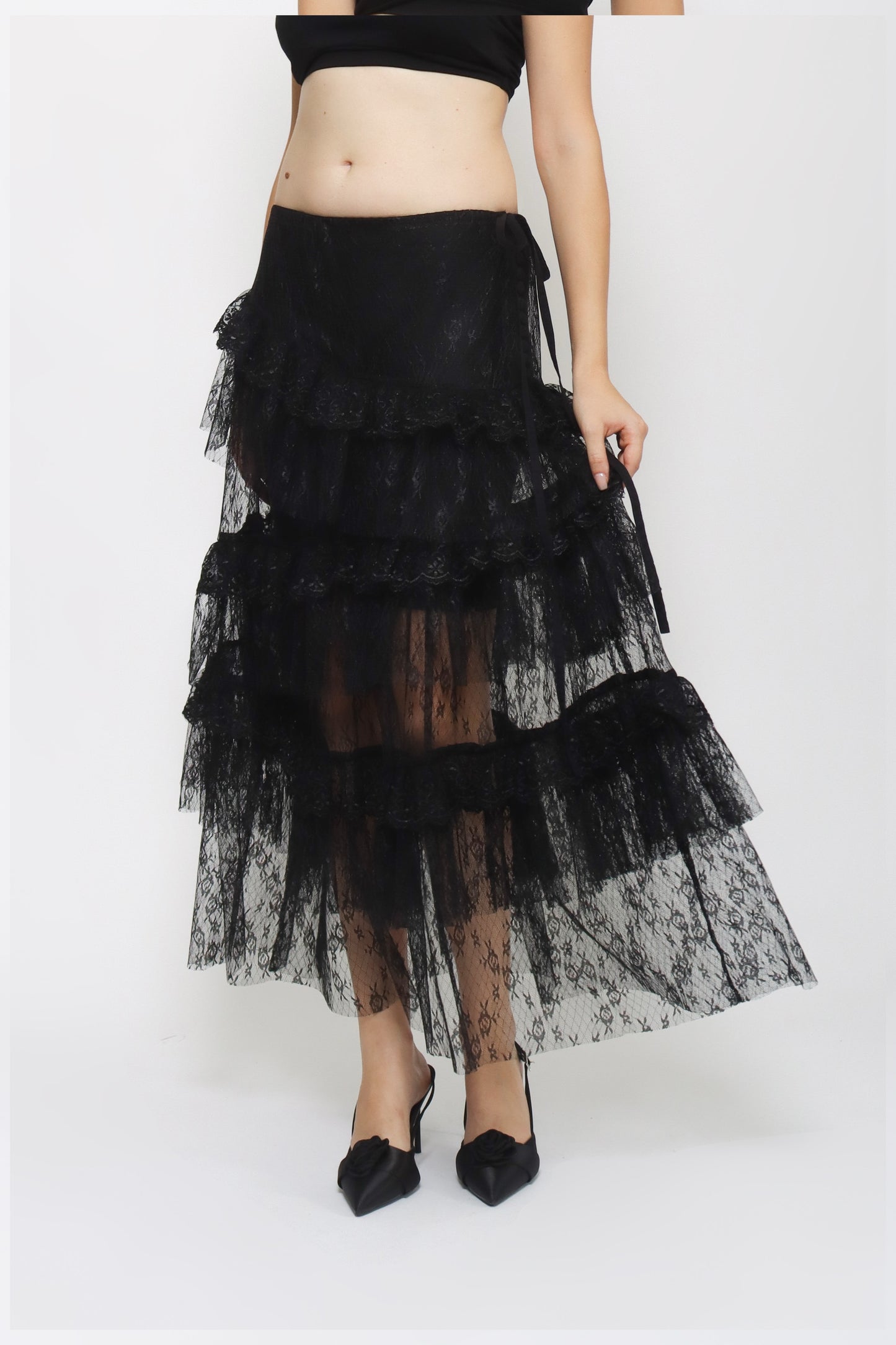 Starry - Bliss Skirt in Black Tulle [PRE-ORDER]