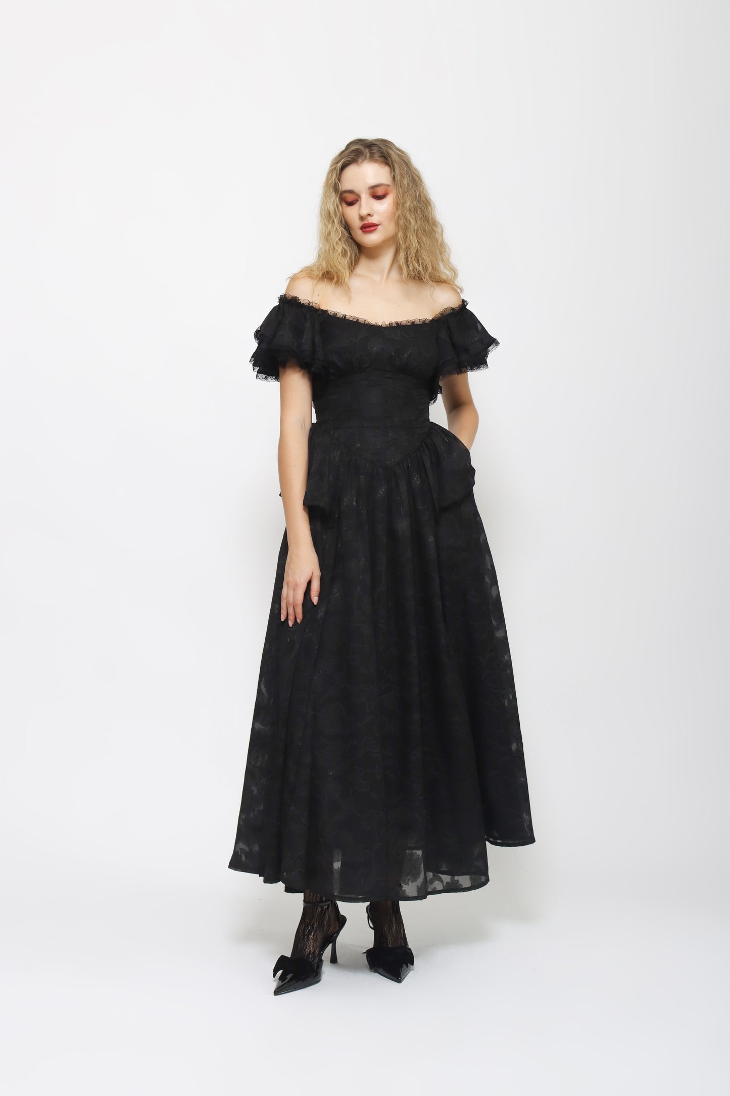 Starry - Georgiana Dress in Black [PRE-ORDER]