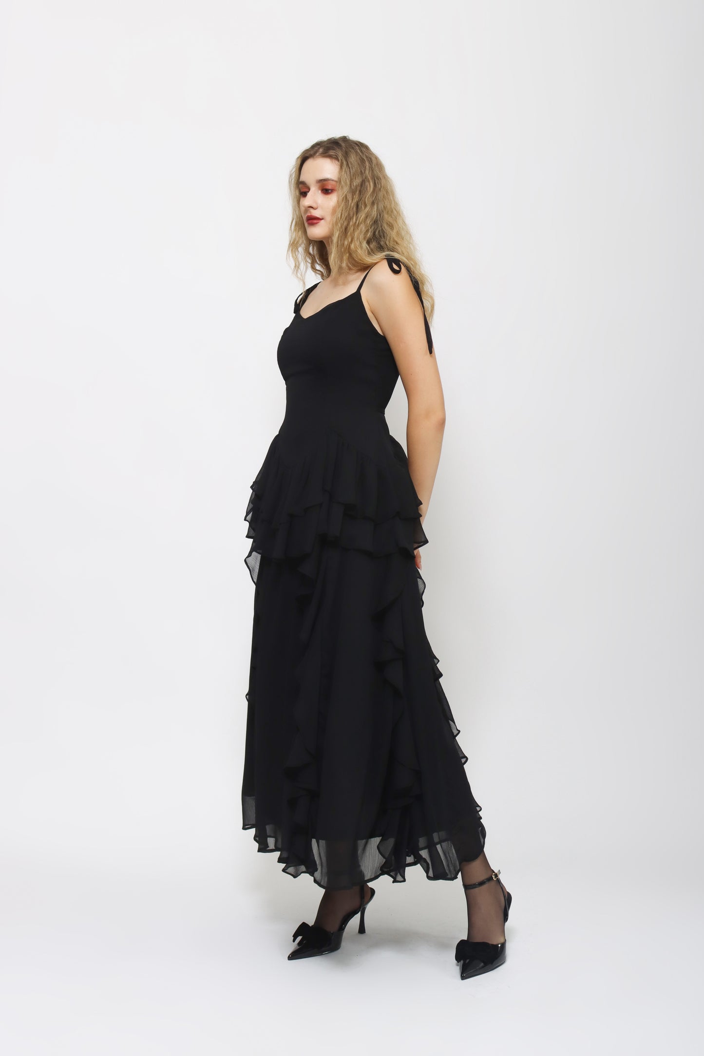 Starry - Chloe Dress in Black [PRE-ORDER]