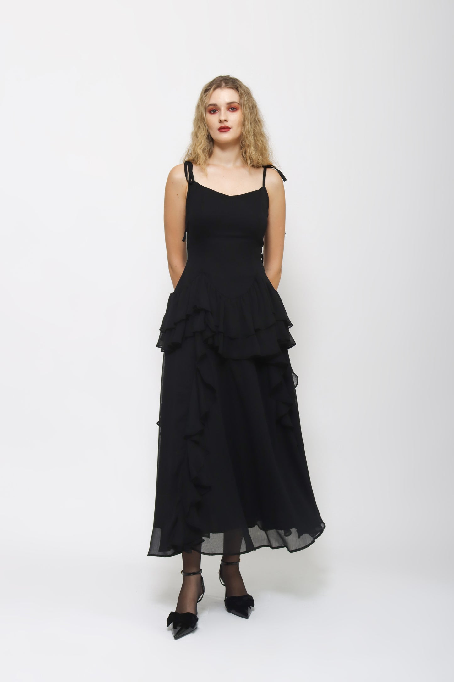 Starry - Chloe Dress in Black [PRE-ORDER]