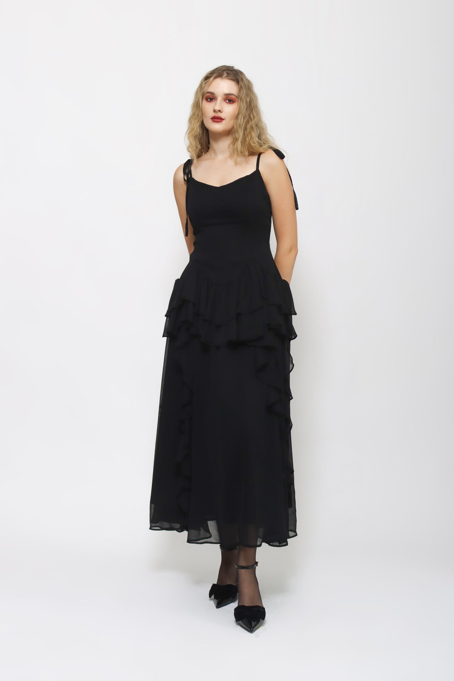 Starry - Chloe Dress in Black [PRE-ORDER]
