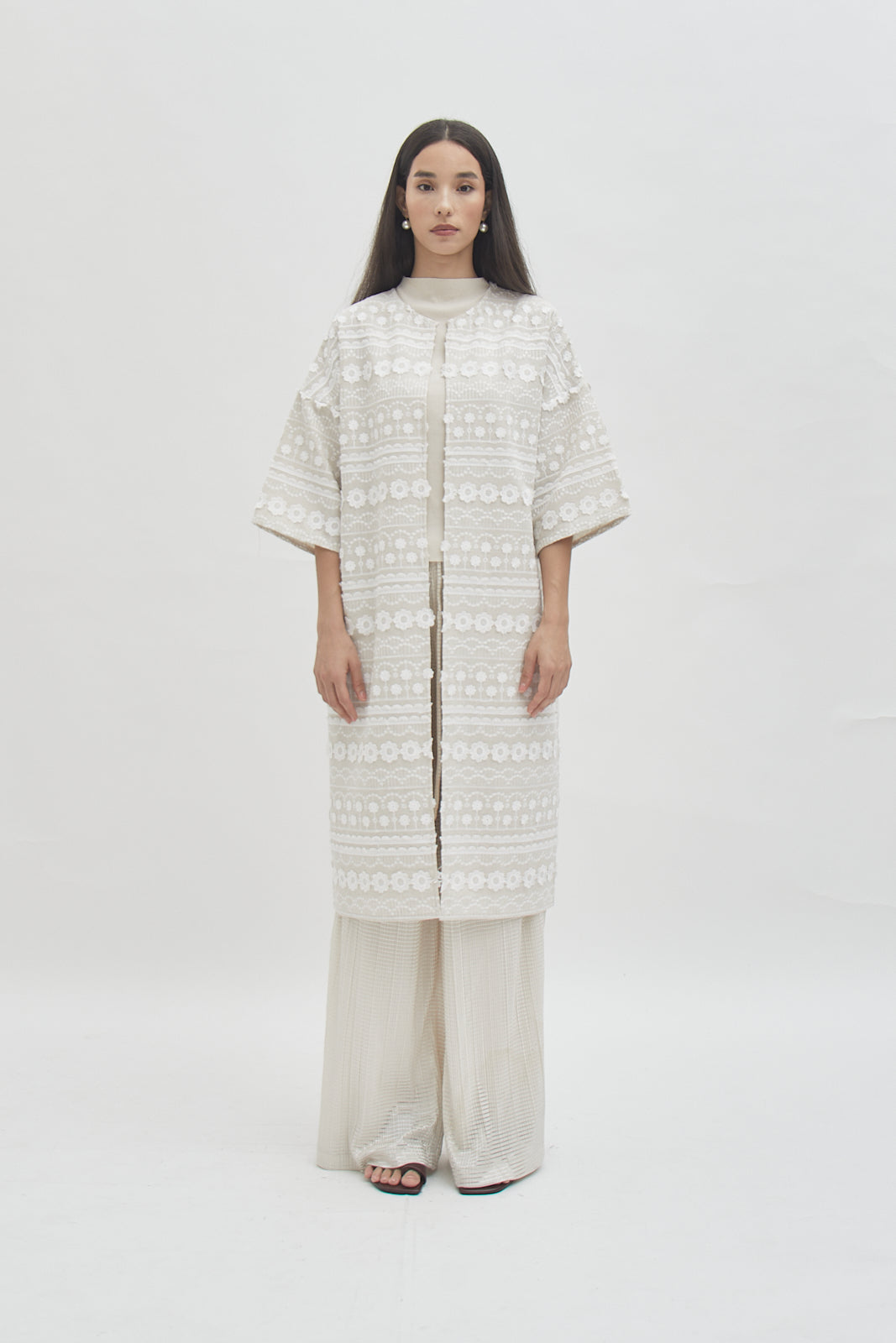 Shop At Velvet Cara Lace Outer in Butter