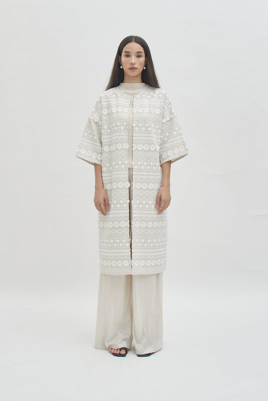 Shop At Velvet Cara Lace Outer in Butter