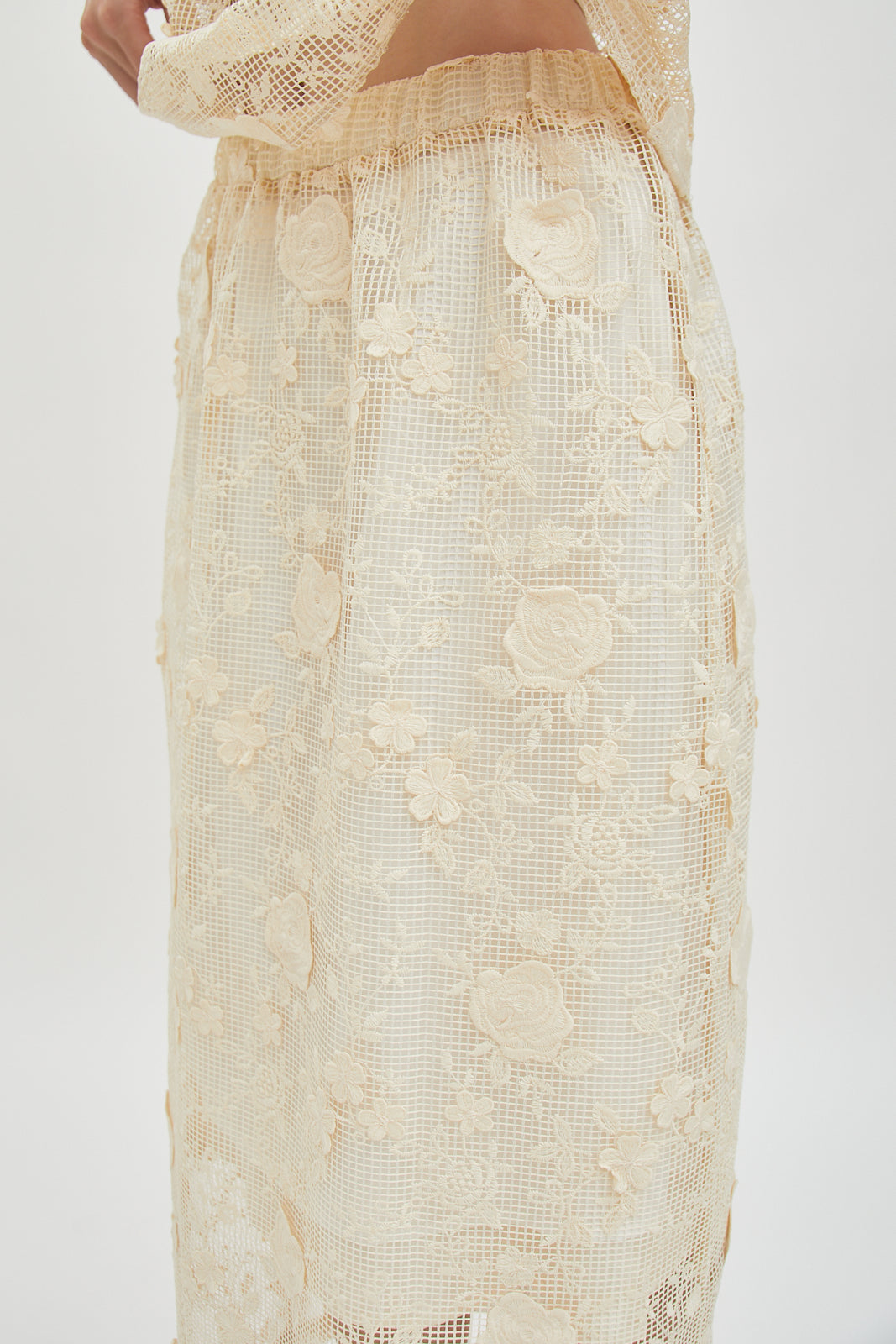 Shop At Velvet - Bloom Lace Skirt [PRE-ORDER 5 DAYS]