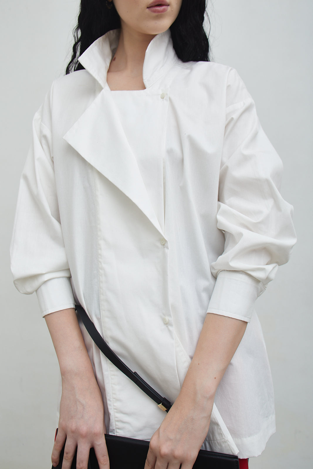 Shop At Velvet - Double Flap Cotton Shirt [PRE-ORDER 7 DAYS]