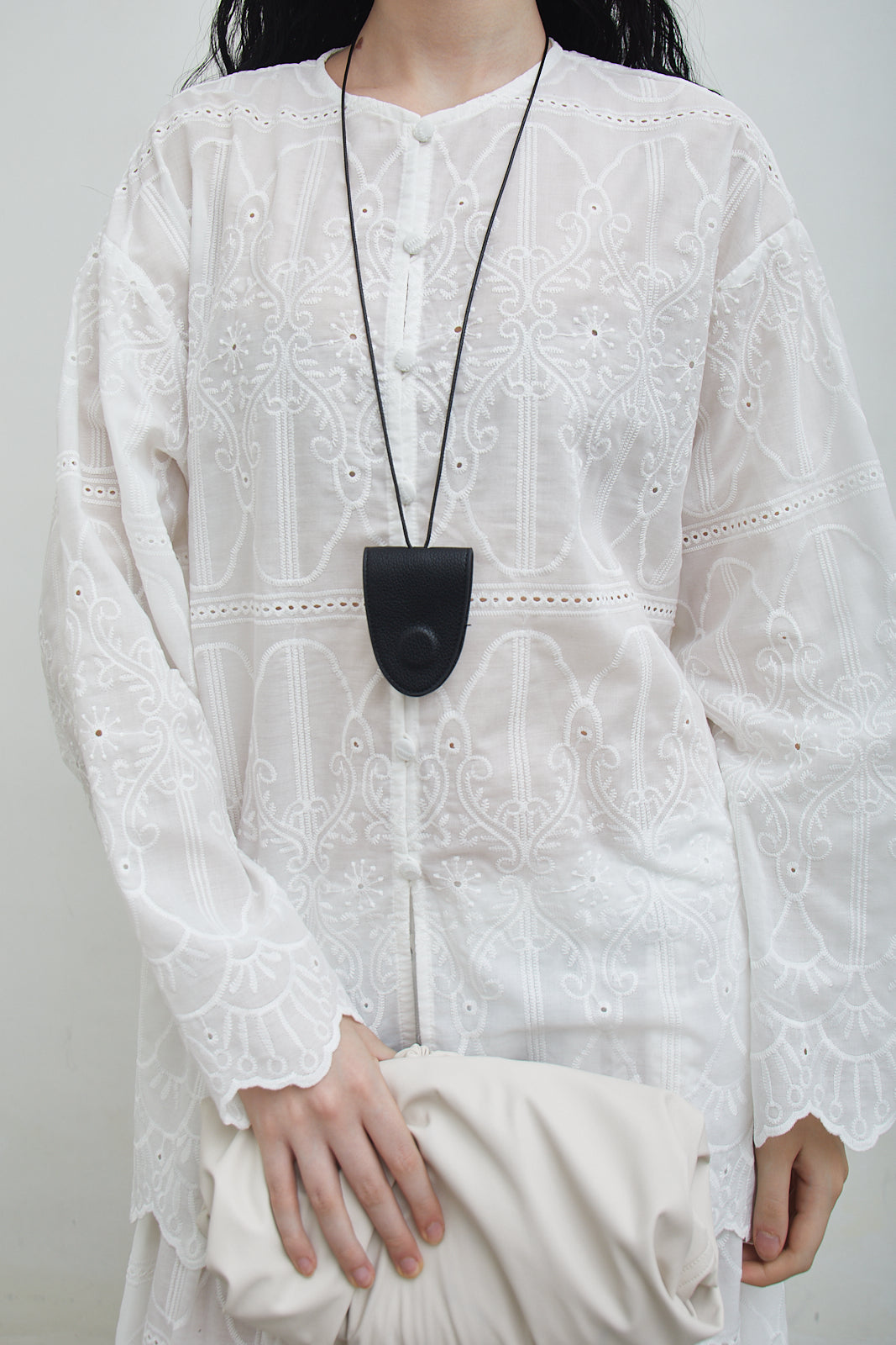 Shop At Velvet - Sola Long Sleeve Embroidery Shirt [PRE-ORDER 7 DAYS]