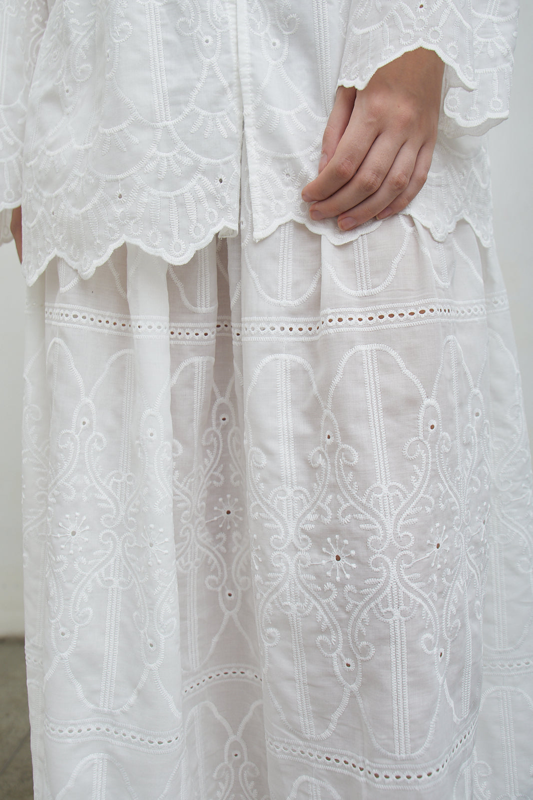 Shop At Velvet - Sola Embroidery Skirt [PRE-ORDER 7 DAYS]