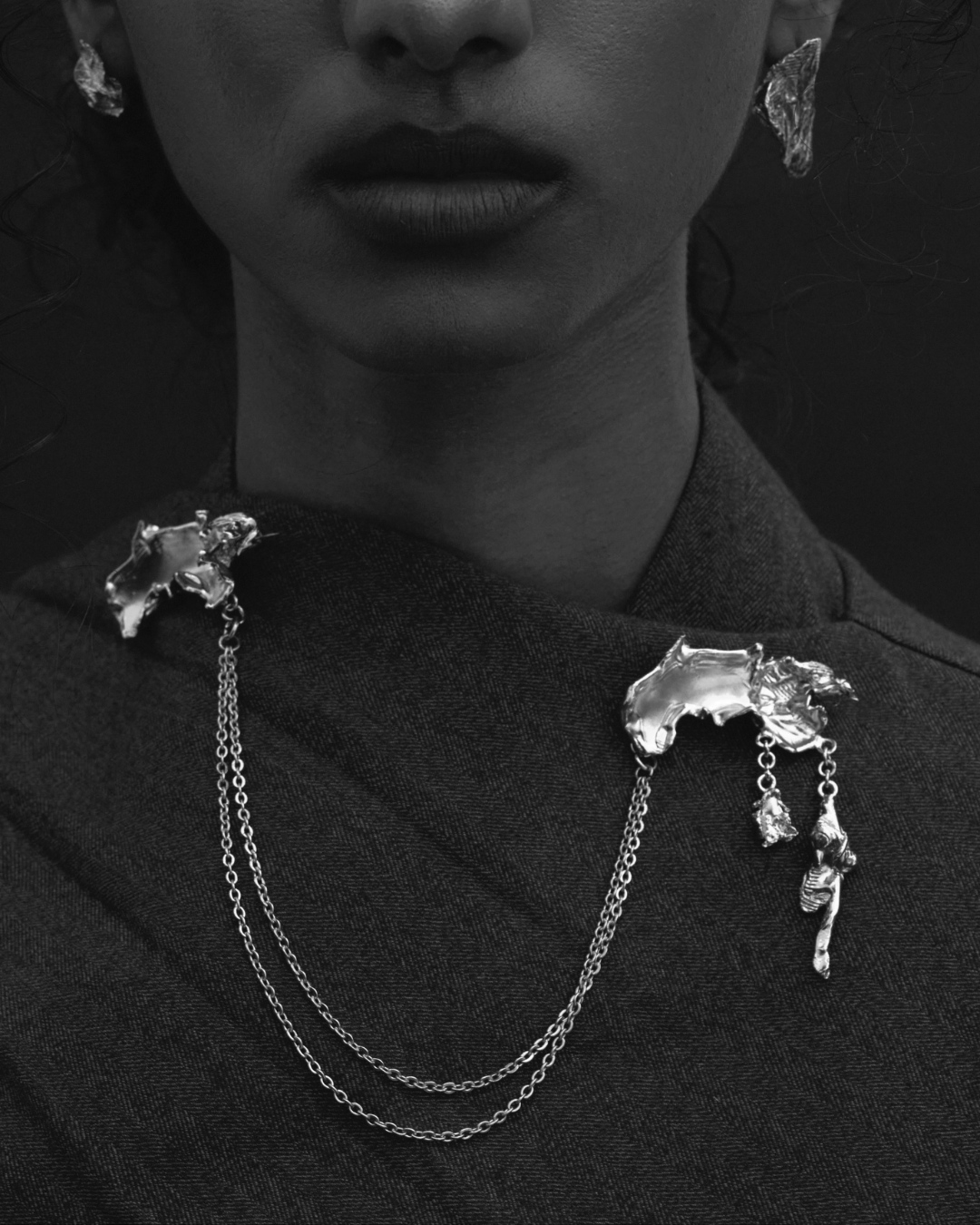 FASHIONLINK - GELAP RUANG JIWA - MELT MODULAR BROOCH