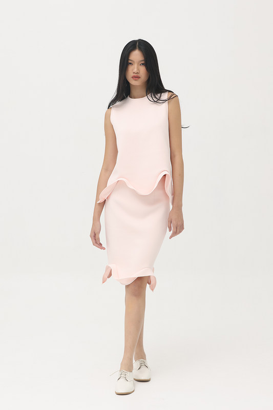 FASHIONLINK - DAY AND NIGHT - ROSE WAVE SKIRT