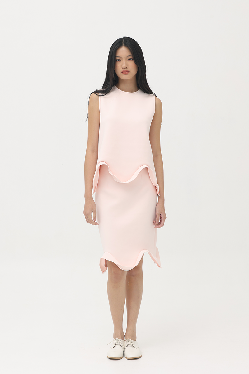 FASHIONLINK - DAY AND NIGHT - ROSE WAVE TOP
