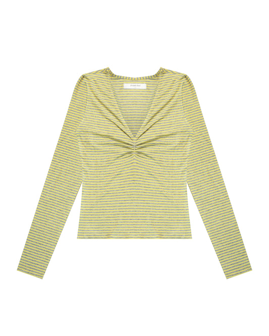 FASHIONLINK - DRUNK DAD- VEGA TOP IN YELLOW