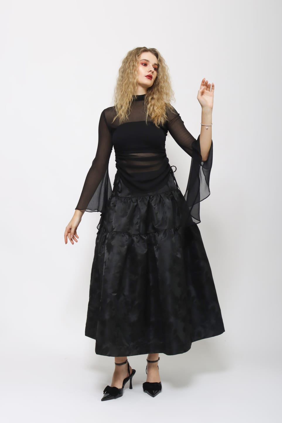 Starry - Charlotte Skirt in Black [PRE-ORDER]