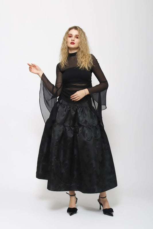 Starry - Charlotte Skirt in Black [PRE-ORDER]