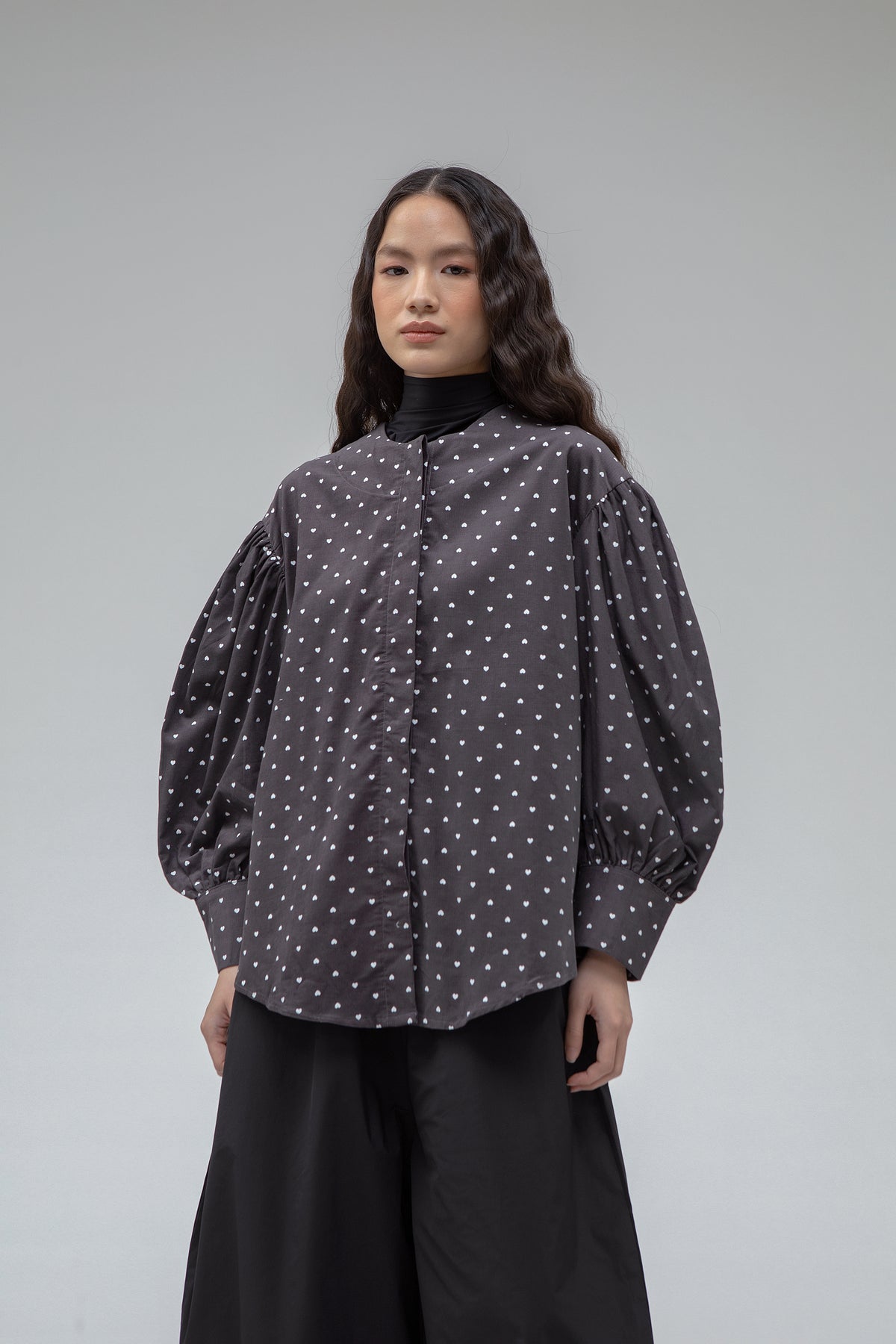 FASHIONLINK - YESTODAY - PUFFSLEEVE SHIRT IN LOVE