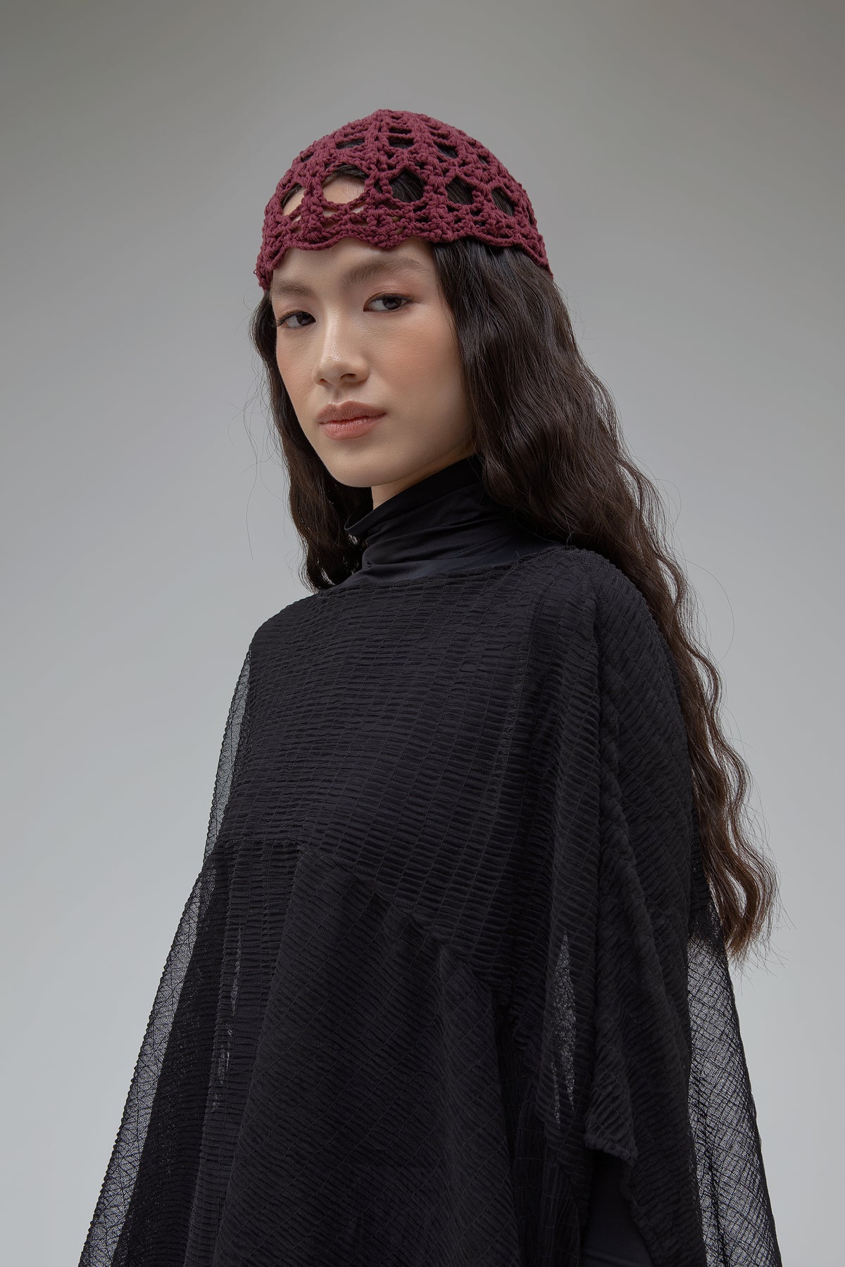 FASHIONLINK - YESTODAY - SHIRRING TOP BLACK