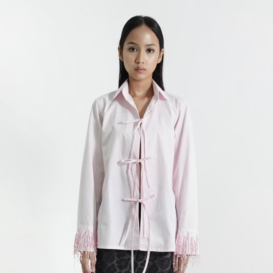 FASHIONLINK - MOTE MOTE - FALL NO BUTTON SHIRT PINK
