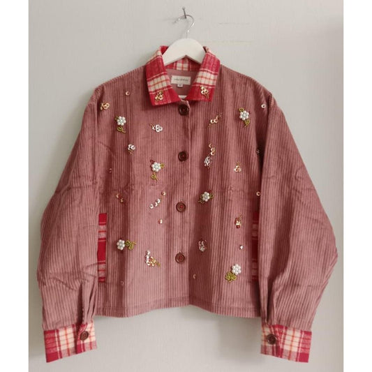 FASHIONLINK - TOKODIDIYO - SHEA BEADED JACKET - PINK