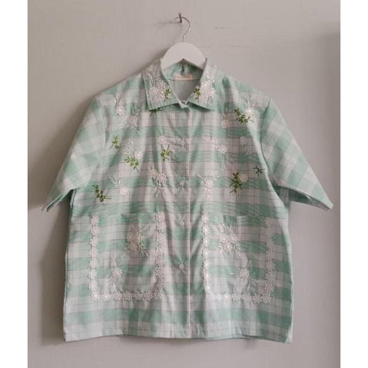 FASHIONLINK - TOKODIDIYO - DEBRA EMBROIDERY SHIRT - MINT