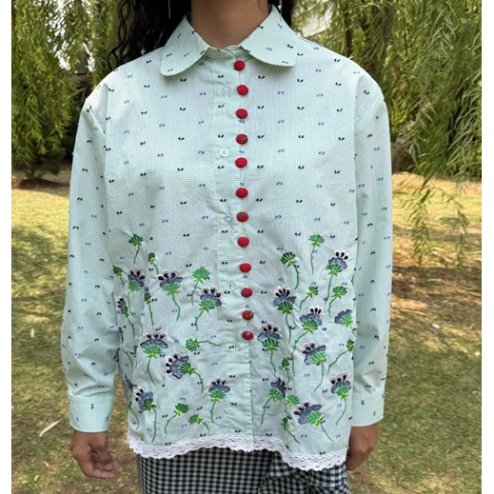 FASHIONLINK - TOKODIDIYO - DANI EMBROIDERY LONGSLEEVE SHIRT